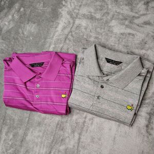 Brand Polo Shirts - Pink and Gray